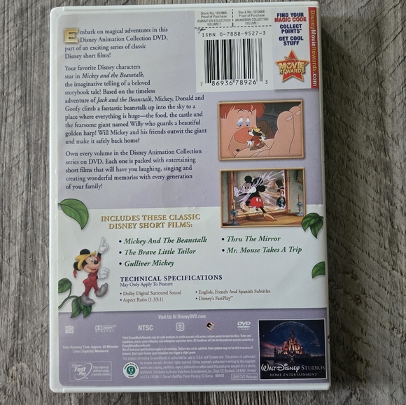Mickey and the Beanstalk DVD Walt Disney Animation Collection - Picture 5 of 5